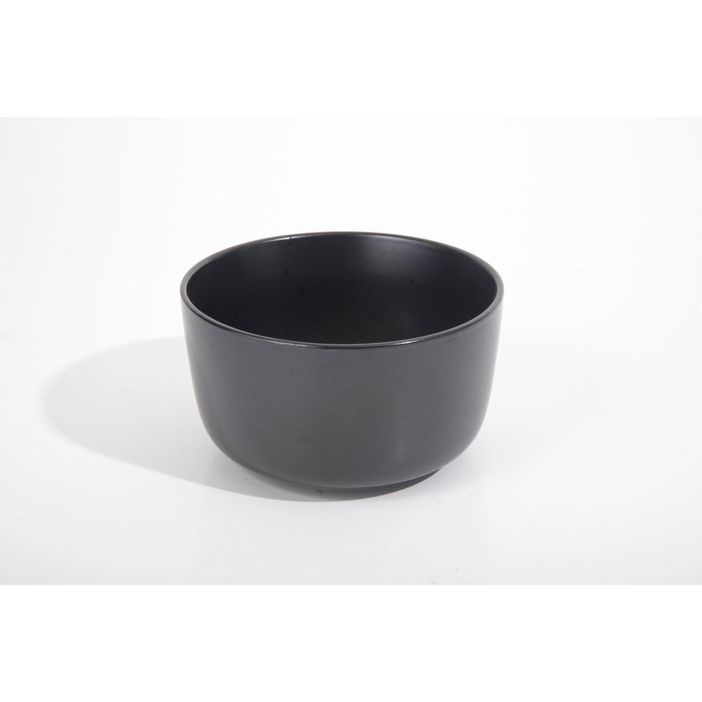 Vajilla de Gres Negra 16 Piezas Studio 3B Mio – Acabado Brillante con Esmalte Reactivo