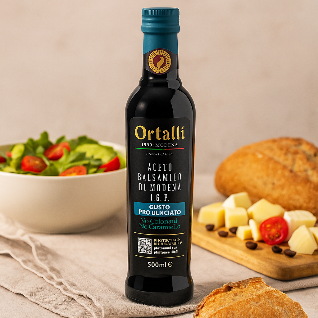 Vinagre Balsámico "Il Pantaro" 500ml - Sin Colorantes, Alta Calidad