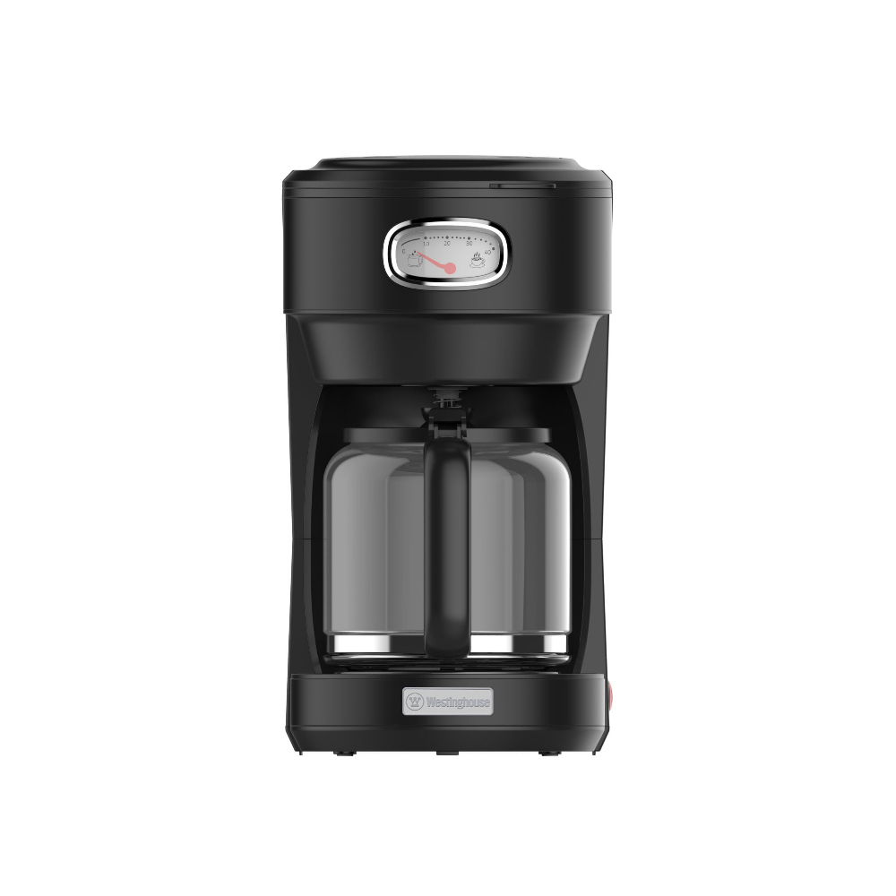 Cafetera retro negro 1.25 ltrs