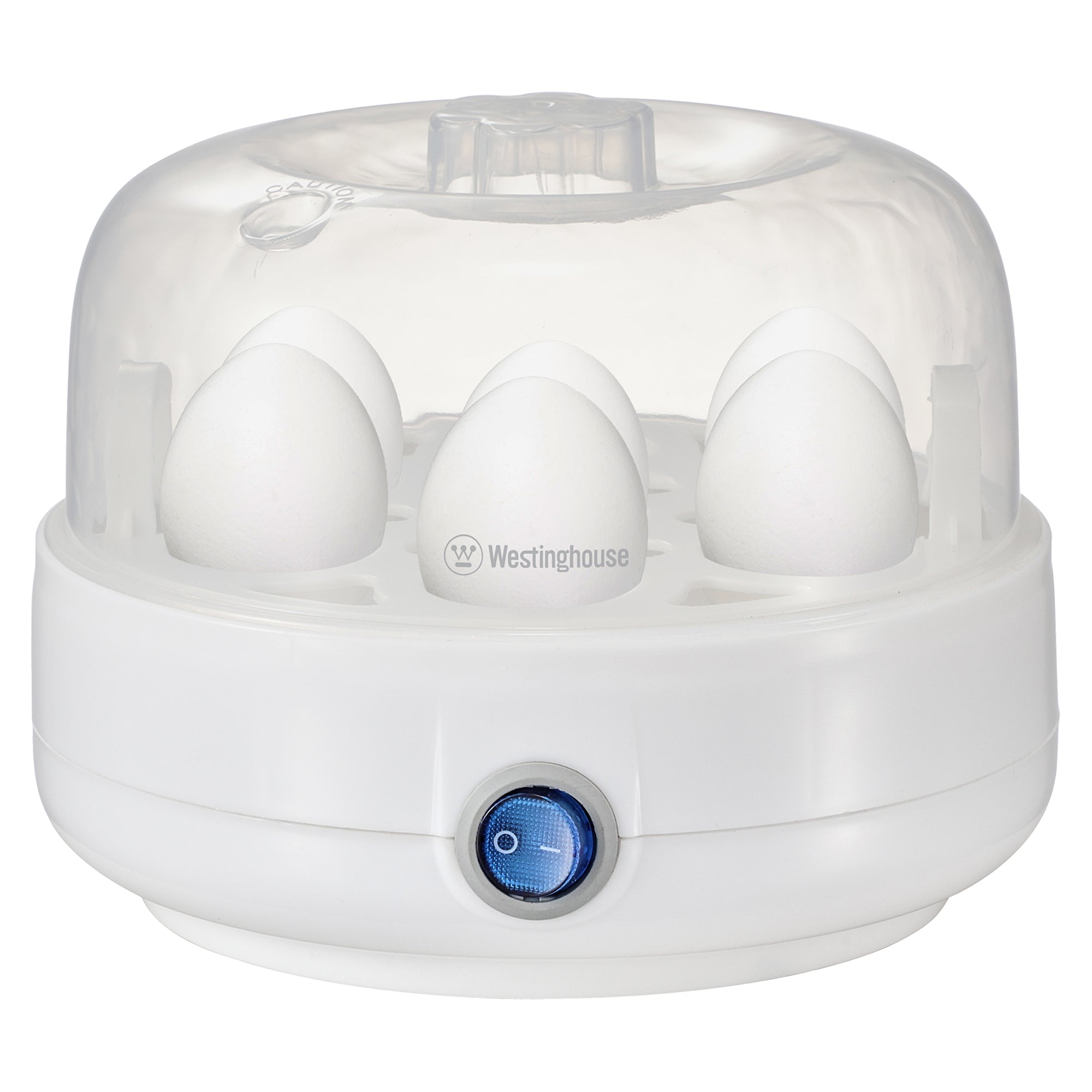 Hervidor de huevos eléctrico 7 huevos - Libre de BPA, Bandeja para Escalfar y Omelette