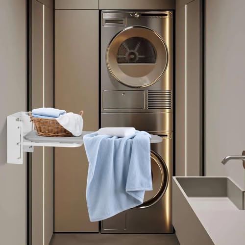 Tabla de Planchar de Pared Plegable Y Giratoria - con Giro 180°,  Altura Ajustable , Ahorra espacio