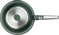 Wok 28cm antiadherente Performance QuanTanium con tapa verde