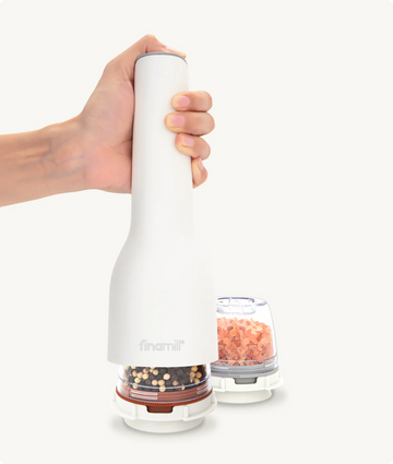 Moledor especias Finamill Classic eléctrico off white recargable USB