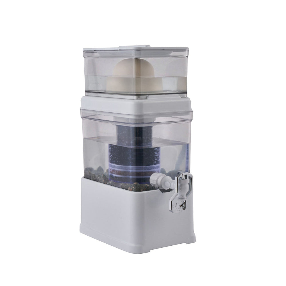 Purificador de agua por gravedad BEVANT de 5 litros con sistema de 7 etapas y piedras minerales de Rumah casa