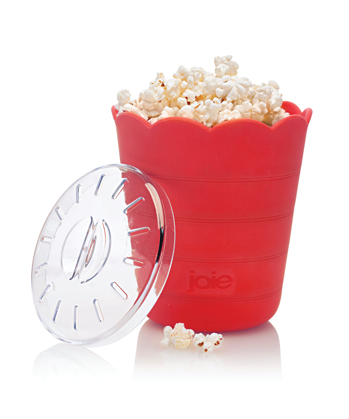 Bowl silicona popcorn Pop Up rojo