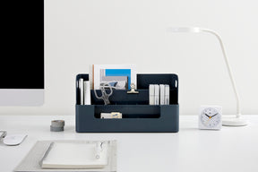 Organizador escritorio Neo gris azulado