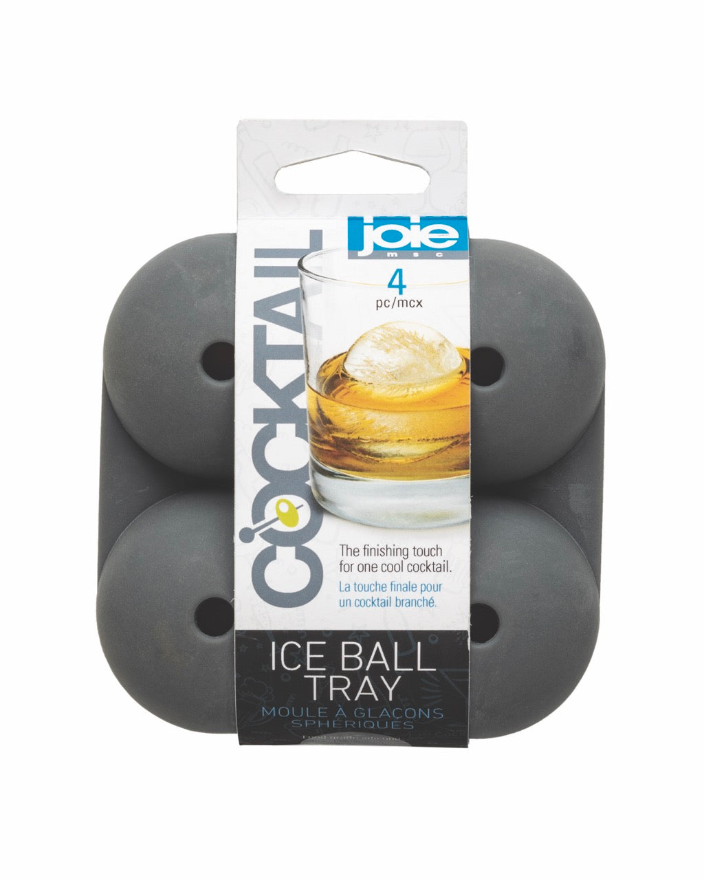 Molde hielo bolas cocktail gris