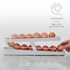 Dispensador de huevos para refrigerador RollDown™