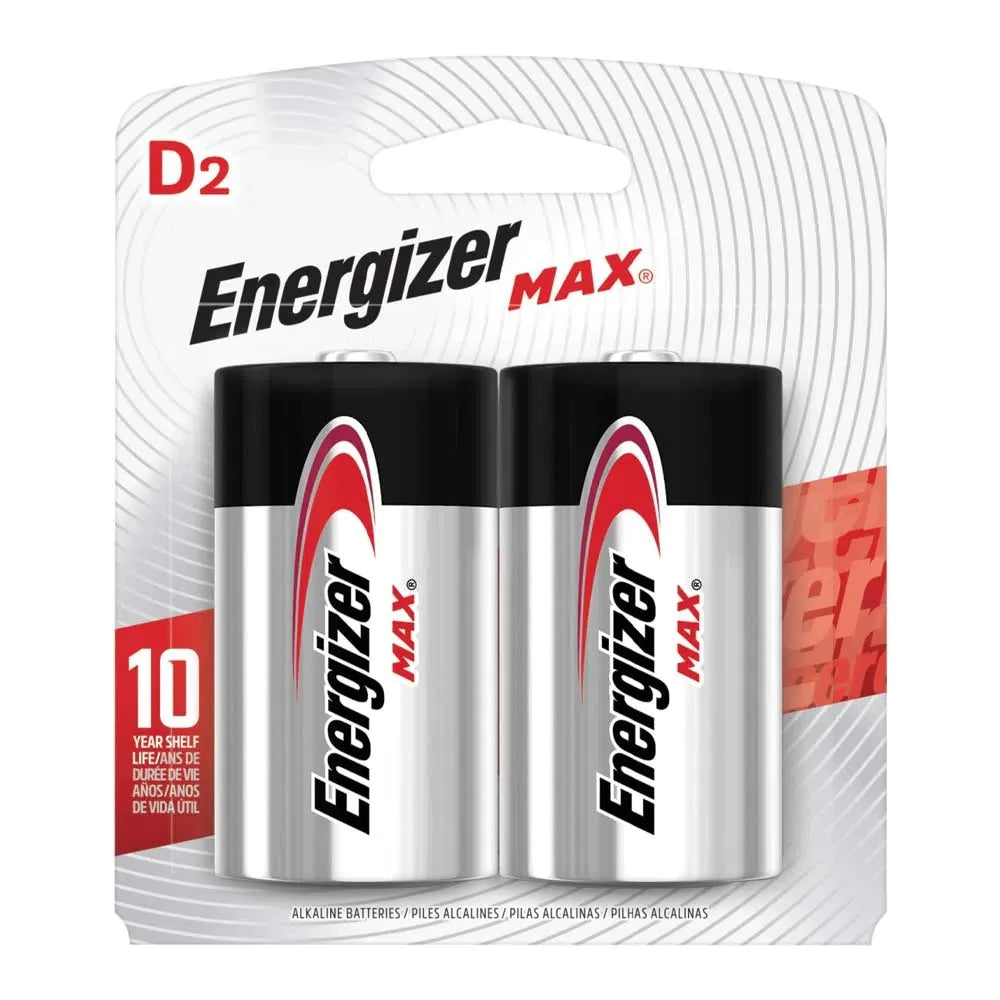 Energizer Pila Alcalina Max D Pack 2 unid