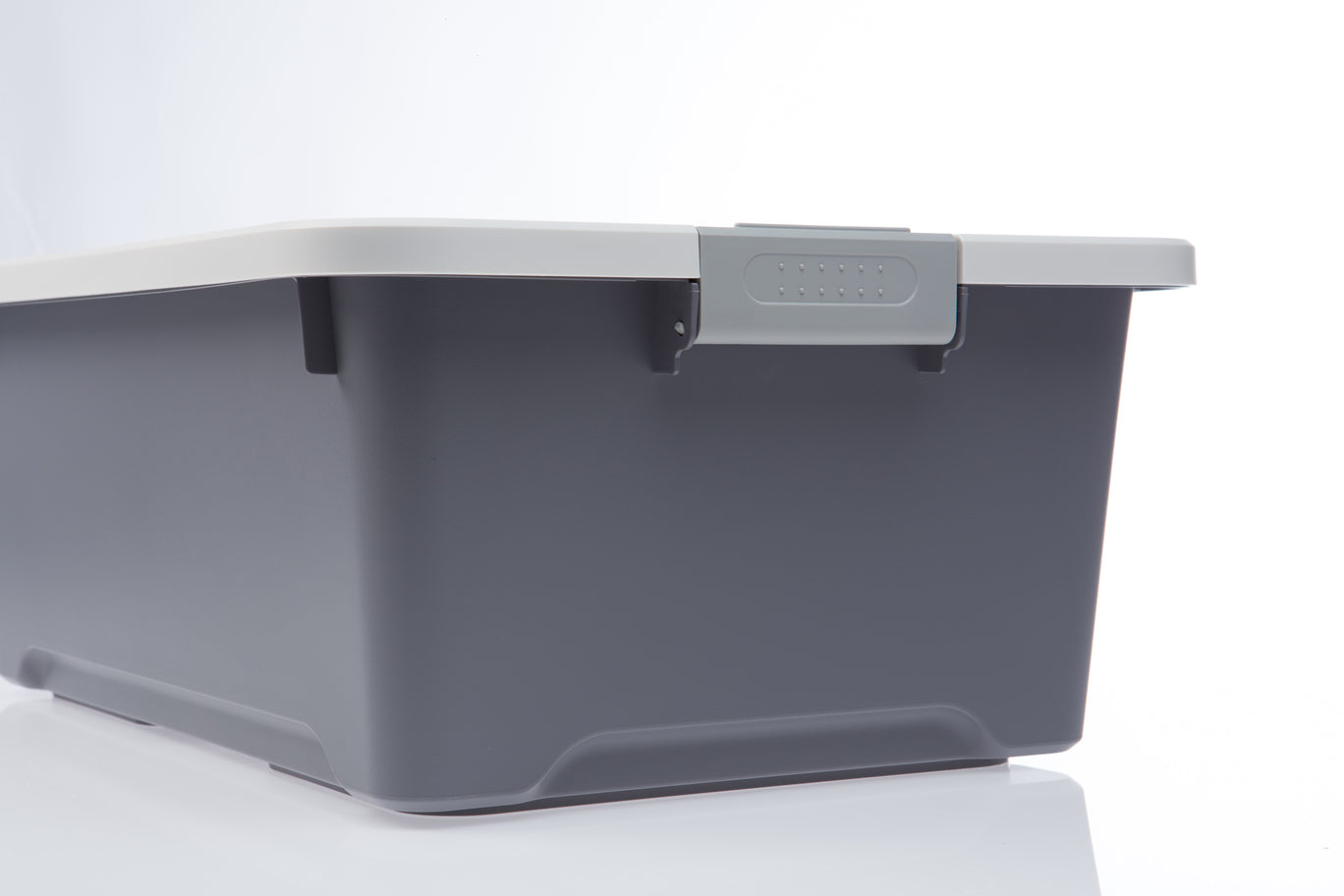 Caja organizadora Prime living box 67 litros gris