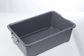 Caja organizadora Prime living box 37 litros gris