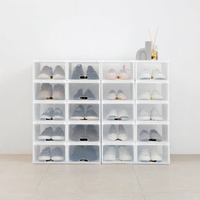 Set x 2 cajas organizadoras zapatos System blanco