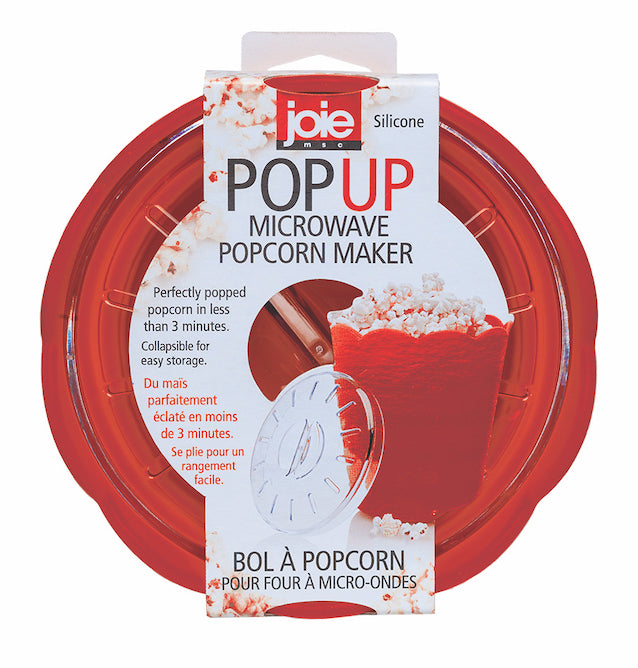 Bowl silicona popcorn Pop Up rojo