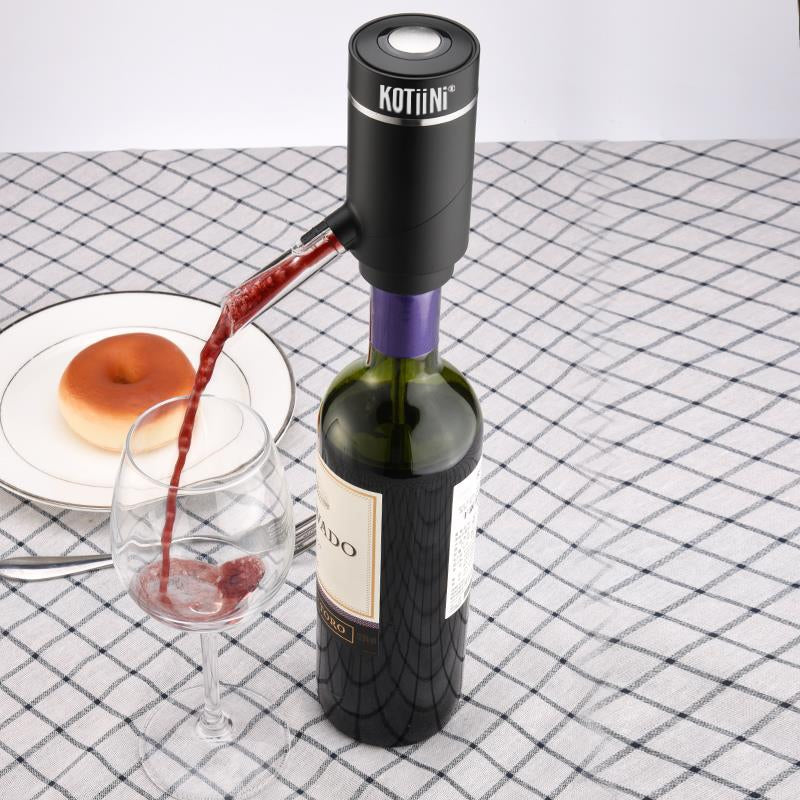 Aireador y dispensador de vino eléctrico recargable USB