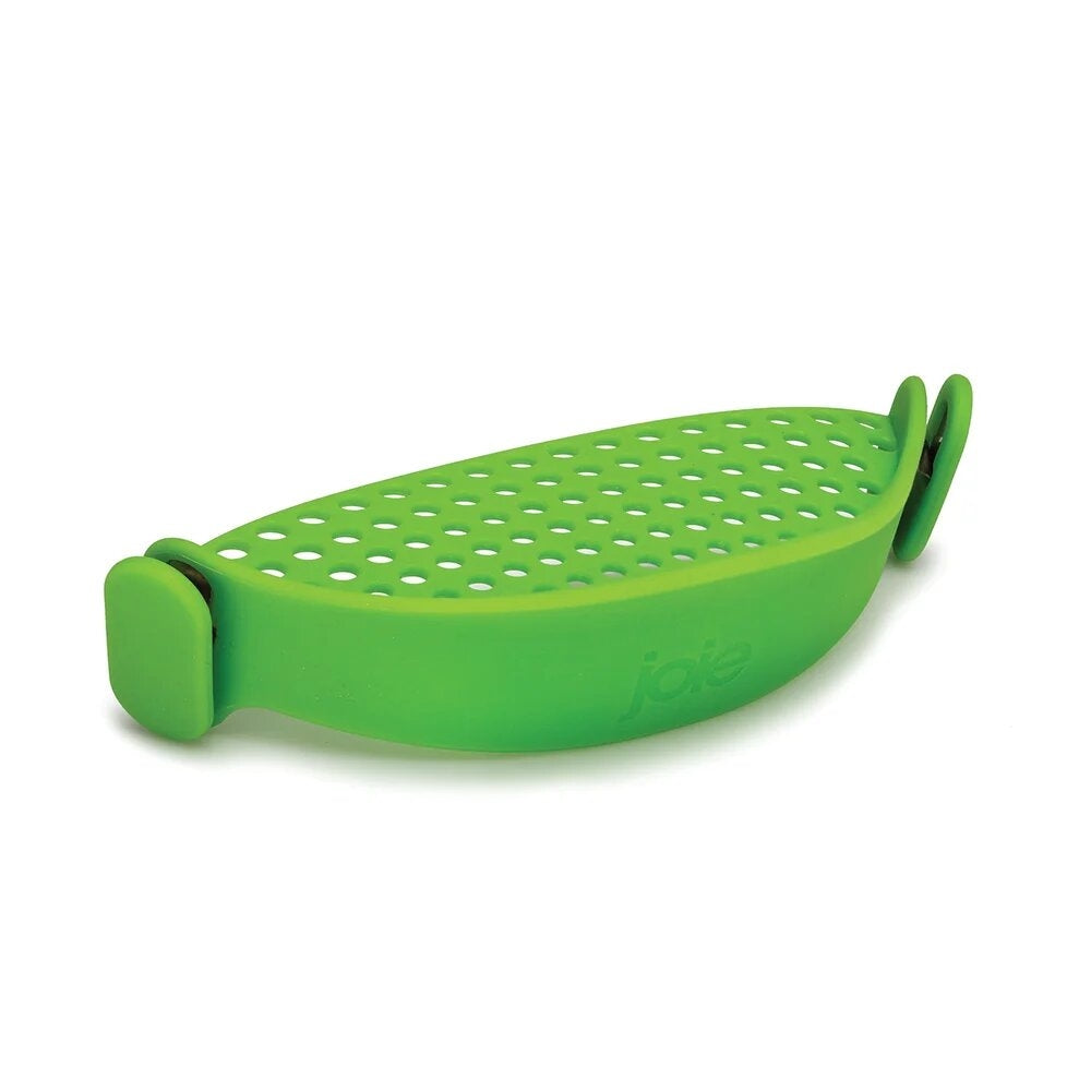 Colador silicona clip on verde
