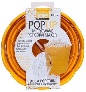 Bowl silicona popcorn Pop Up amarillo