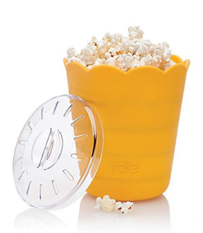 Bowl silicona popcorn Pop Up amarillo