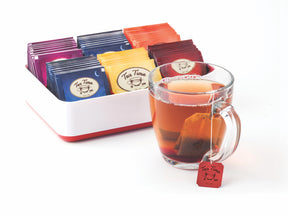 Caja organizadora de té rojo